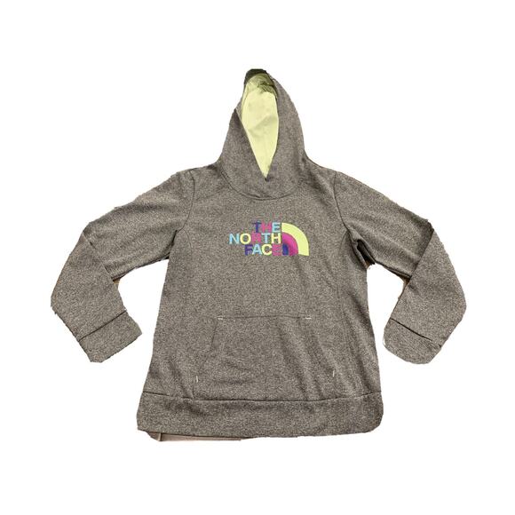 The North Face Tops - The North Face Gray Womens Pullover Pocket Hoodie Sweatshirt Size M MEDIUM